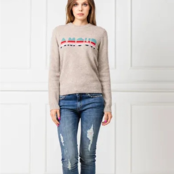 EUC Zadig & Voltaire Cashmere Amour Sweater - Picture 2 of 6